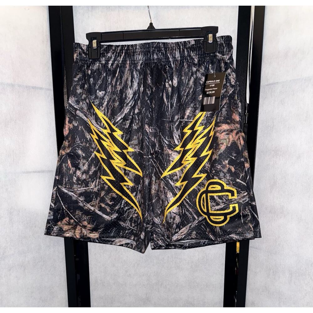 Corrupted Creative Woodland Camo Basketball Shorts - Large